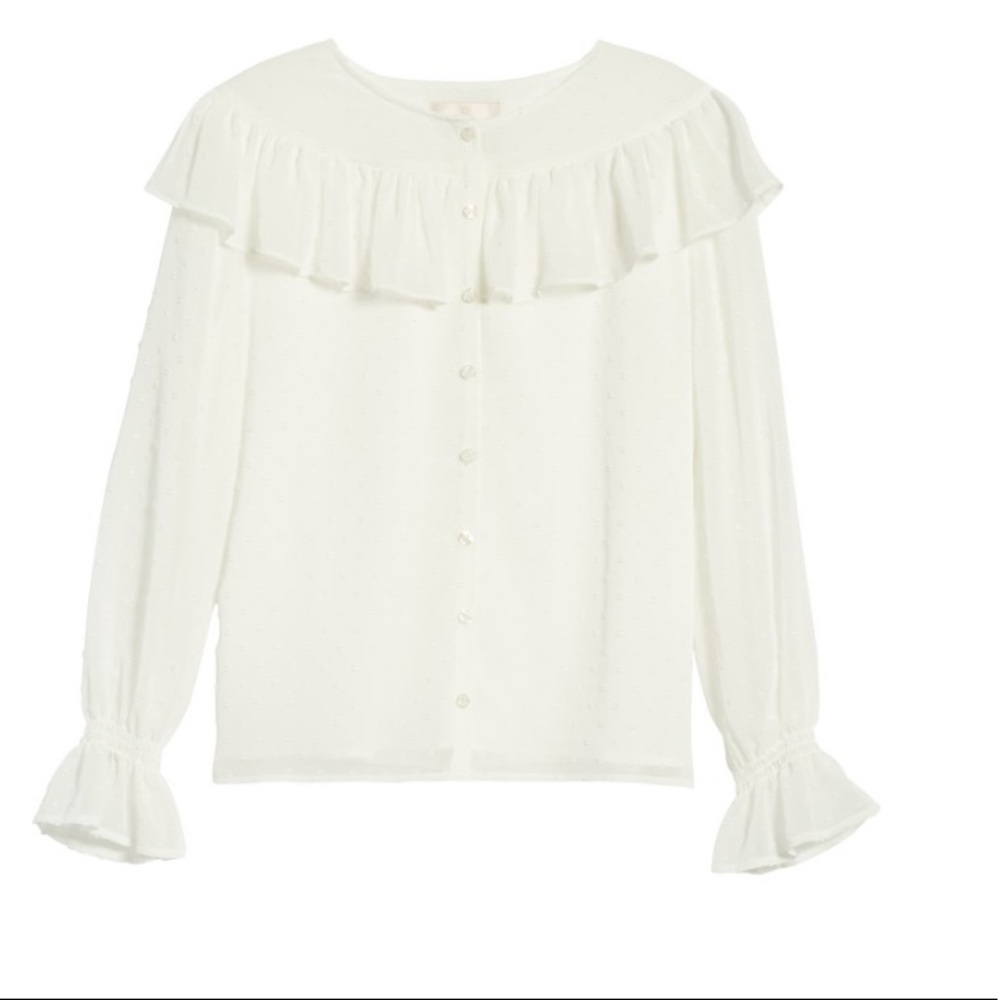 Rachel Parcell, Ruffle Yolk Blouse - Picture 6 of 7